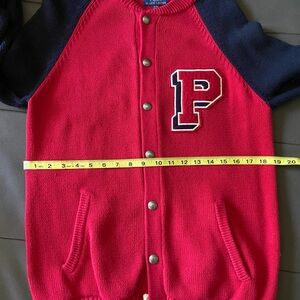 Polo by Ralph Lauren Red and Navy Varsity Jacket